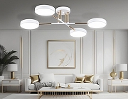 Люстра на штанге Ambrella Light FL FL516331 цвет плафона/подвески Белый, Золото, цвет арматуры Белый, Золото-6
