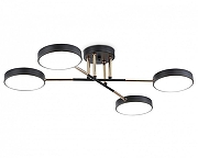 Люстра на штанге Ambrella Light FL FL516332 цвет плафона/подвески Черный, Золото, цвет арматуры Золото, Черный