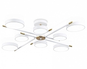 Люстра на штанге Ambrella Light FL FL516338 цвет плафона/подвески Белый, Медь, цвет арматуры Белый, Медь