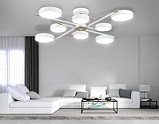 Люстра на штанге Ambrella Light FL FL516338 цвет плафона/подвески Белый, Медь, цвет арматуры Белый, Медь-7