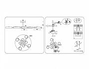 Люстра на штанге Ambrella Light FL FL516338 цвет плафона/подвески Белый, Медь, цвет арматуры Белый, Медь-8