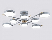 Люстра на штанге Ambrella Light FL FL516339 цвет плафона/подвески Медь, Серый, цвет арматуры Медь, Серый-1