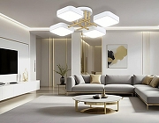 Люстра Ambrella Light FL FL516341 цвет плафона/подвески Белый, Золото, цвет арматуры Белый, Золото-6