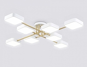 Люстра Ambrella Light FL FL516346 цвет плафона/подвески Белый, Золото, цвет арматуры Белый, Золото-1