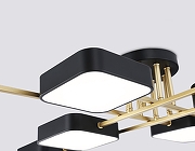 Люстра Ambrella Light FL FL516348 цвет плафона/подвески Черный, Золото, цвет арматуры Золото, Черный-6