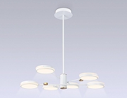 Люстра на штанге Ambrella Light FL FL51635 цвет плафона/подвески Белый, цвет арматуры Белый, Золото-3