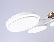 Люстра на штанге Ambrella Light FL FL51635 цвет плафона/подвески Белый, цвет арматуры Белый, Золото-4