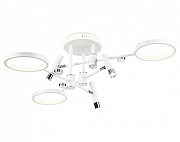 Люстра Ambrella Light FL FL51646 цвет плафона/подвески Белый, Хром, цвет арматуры Белый