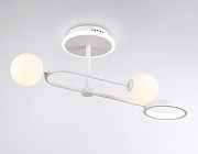 Люстра на штанге Ambrella Light FL FL66221 цвет плафона/подвески Белый, цвет арматуры Белый-1