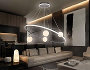 Люстра Ambrella Light FL FL66327 цвет плафона/подвески Белый, цвет арматуры Белый, Черный-7