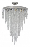 Люстра на штанге Arti Lampadari Flusso Nickel Flusso H 1.4.45.105 N цвет плафона/подвески Прозрачный, цвет арматуры Никель