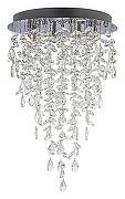 Люстра Arti Lampadari Flusso Nickel Flusso H 1.4.45.638 N цвет плафона/подвески Прозрачный, цвет арматуры Никель