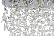 Люстра Arti Lampadari Flusso Nickel Flusso H 1.4.45.638 N цвет плафона/подвески Прозрачный, цвет арматуры Никель-2