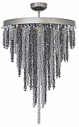 Люстра на штанге Arti Lampadari Flusso Nickel Flusso H 1.4.55.106 N цвет плафона/подвески Прозрачный, цвет арматуры Никель