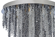 Люстра на штанге Arti Lampadari Flusso Nickel Flusso H 1.4.55.106 N цвет плафона/подвески Прозрачный, цвет арматуры Никель-3