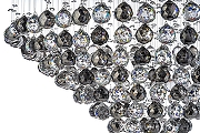 Люстра на штанге Arti Lampadari Flusso Nickel Flusso H 1.4.80.517 N цвет плафона/подвески Прозрачный, цвет арматуры Никель-1