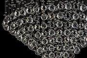 Люстра на штанге Arti Lampadari Flusso Nickel Flusso H 1.4.80.517 N цвет плафона/подвески Прозрачный, цвет арматуры Никель-2