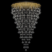 Люстра Arti Lampadari Flusso H Flusso H 1.4.80.615 G цвет плафона/подвески Прозрачный, цвет арматуры Золото-1