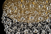 Люстра Arti Lampadari Flusso H Flusso H 1.4.80.615 G цвет плафона/подвески Прозрачный, цвет арматуры Золото-4
