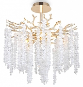 Люстра Freya Mineral FR1010CL-06G цвет плафона/подвески Прозрачный, цвет арматуры Золото