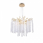 Люстра Freya Mineral FR1010PL-06G цвет плафона/подвески Прозрачный, цвет арматуры Золото-1