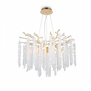 Люстра Freya Mineral FR1010PL-08G цвет плафона/подвески Прозрачный, цвет арматуры Золото-1