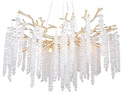 Люстра Freya Mineral FR1010PL-10G цвет плафона/подвески Прозрачный, цвет арматуры Золото