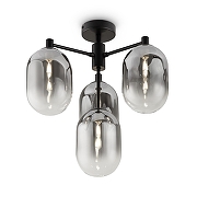 Люстра на штанге Freya Tesse FR1011PL-04B цвет черный-2