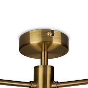 Люстра на штанге Freya Sharlot FR1012PL-04BS цвет плафона/подвески Белый, цвет арматуры Латунь-4