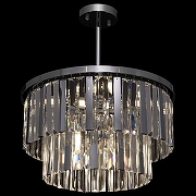 Люстра на штанге Freya Viviane FR11001PL-08CH цвет плафона/подвески Прозрачный, цвет арматуры Хром-2