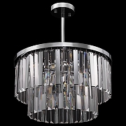 Люстра на штанге Freya Viviane FR11001PL-08CH цвет плафона/подвески Прозрачный, цвет арматуры Хром-3