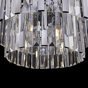 Люстра на штанге Freya Viviane FR11001PL-08CH цвет плафона/подвески Прозрачный, цвет арматуры Хром-5