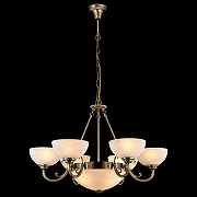 Люстра Freya Herbert FR2012-PL-09-BZ цвет плафона/подвески Белый, цвет арматуры Бронза-2