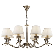 Люстра Freya Alessandra FR2016PL-08BZ цвет бронза античная, неокрашенный-1