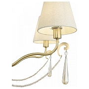 Люстра Freya Madeline FR2019PL-07BS цвет плафона/подвески Бежевый, цвет арматуры Латунь-3