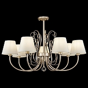 Люстра на штанге Freya Vanda FR2030CL-07G цвет плафона/подвески Бежевый, Прозрачный, цвет арматуры Золото-1