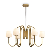 Люстра Freya Jade FR2039PL-06G цвет золото-3