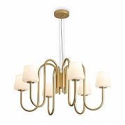 Люстра Freya Jade FR2039PL-06G цвет плафона/подвески Белый, цвет арматуры Золото-2