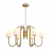 Люстра Freya Jade FR2039PL-06G цвет плафона/подвески Белый, цвет арматуры Золото-3