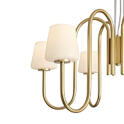 Люстра Freya Jade FR2039PL-06G цвет плафона/подвески Белый, цвет арматуры Золото-4