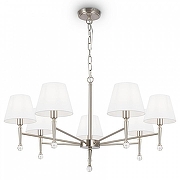 Люстра Freya Rosemary FR2190PL-07N цвет плафона/подвески Белый, цвет арматуры Никель-1