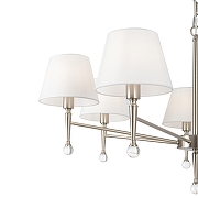 Люстра Freya Rosemary FR2190PL-07N цвет плафона/подвески Белый, цвет арматуры Никель-3