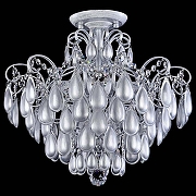 Люстра на штанге Freya Chabrol FR2302CL-04S цвет плафона/подвески Прозрачный, Серебро, цвет арматуры Серебро-2