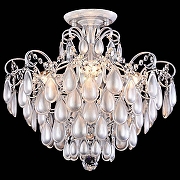 Люстра на штанге Freya Chabrol FR2302CL-04S цвет плафона/подвески Прозрачный, Серебро, цвет арматуры Серебро-3