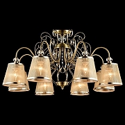 Люстра Freya Driana FR2405-PL-08-BZ цвет плафона/подвески Бежевый, Прозрачный, цвет арматуры Бронза, Прозрачный-3