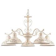 Люстра Freya Benoit FR2566-PL-05-WG цвет кремовый с золотой патиной