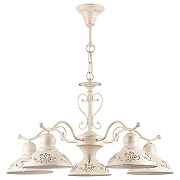 Люстра Freya Benoit FR2566-PL-05-WG цвет кремовый с золотой патиной-1