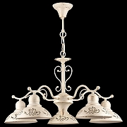 Люстра Freya Benoit FR2566-PL-05-WG цвет кремовый с золотой патиной-2