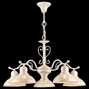 Люстра Freya Benoit FR2566-PL-05-WG цвет кремовый с золотой патиной-3