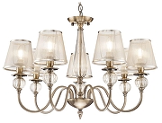 Люстра Freya Inessa FR2685PL-07BZ цвет бронза античная, неокрашенный